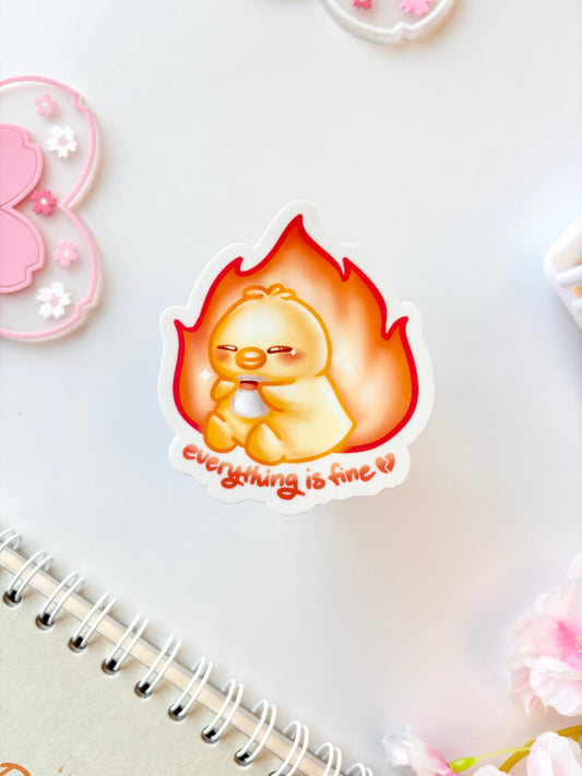 Everything is Fine Sticker