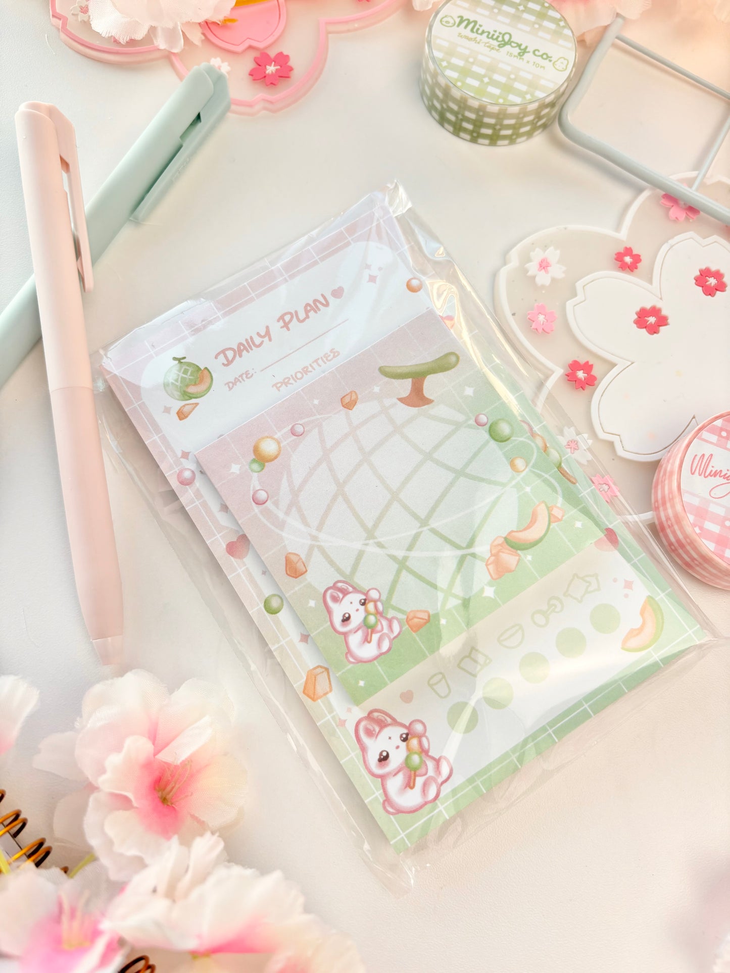 Melon Dango Memo Set