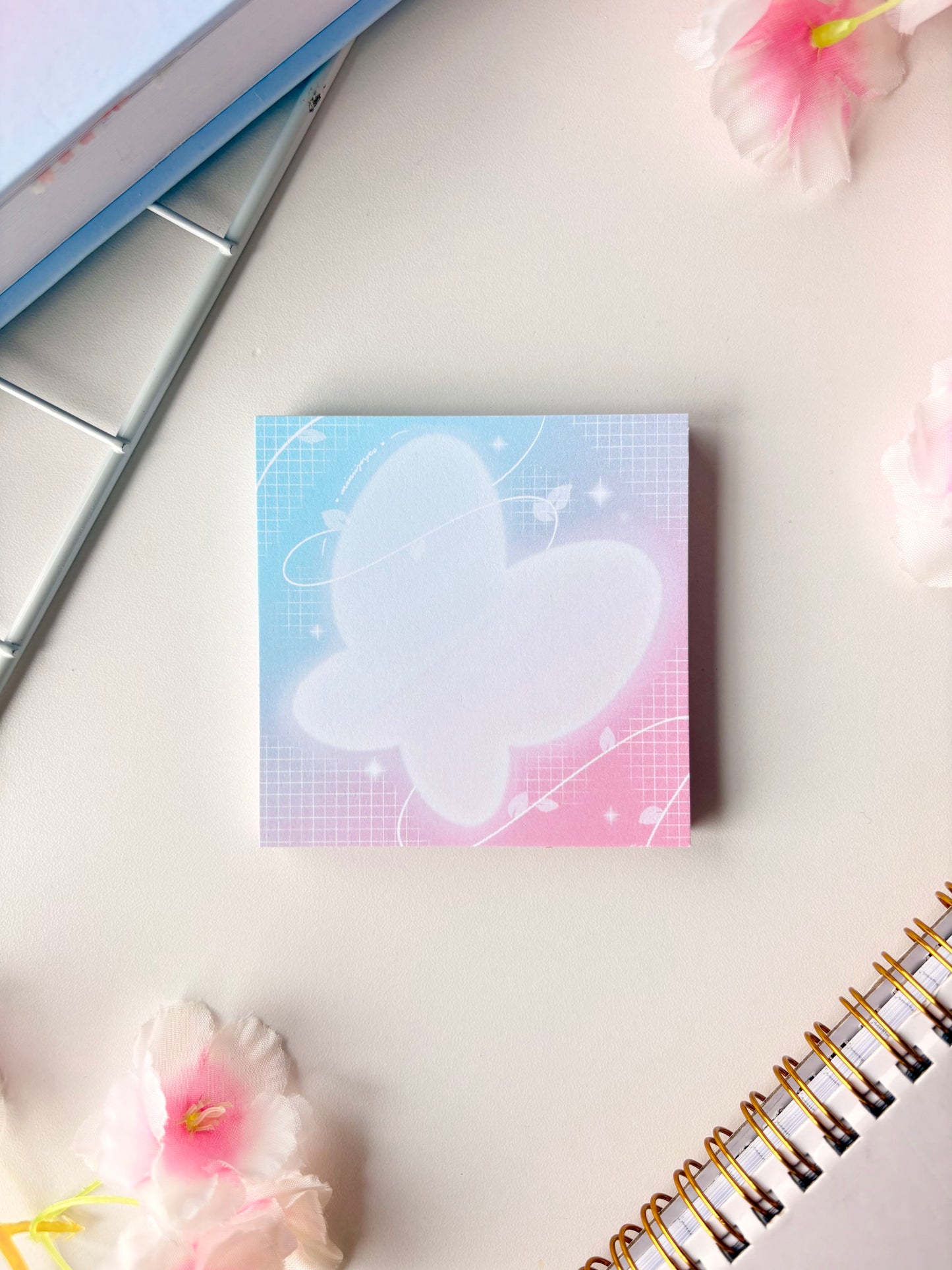 Gradient Butterfly Memo pad