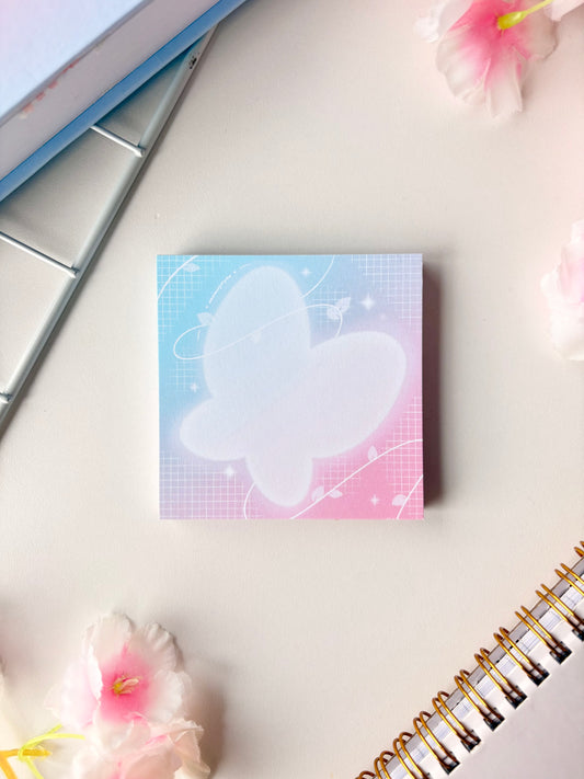 Gradient Butterfly Memo pad