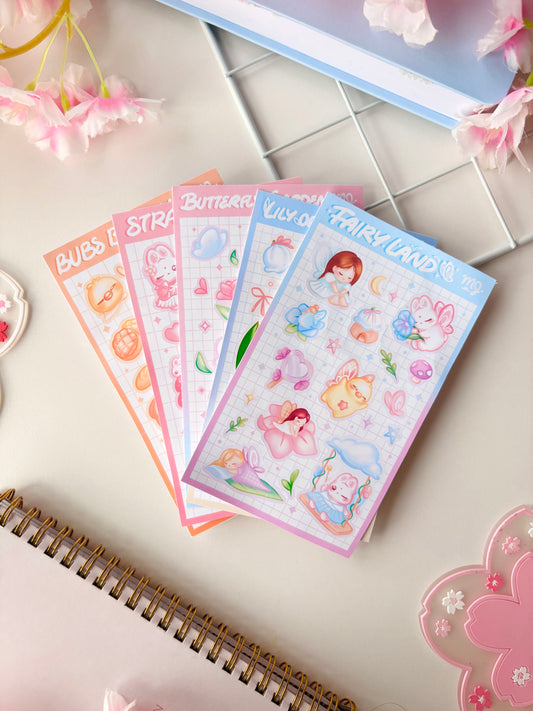 Spring 2026 Sticker Sheet Matte Bundle (Set of 5)