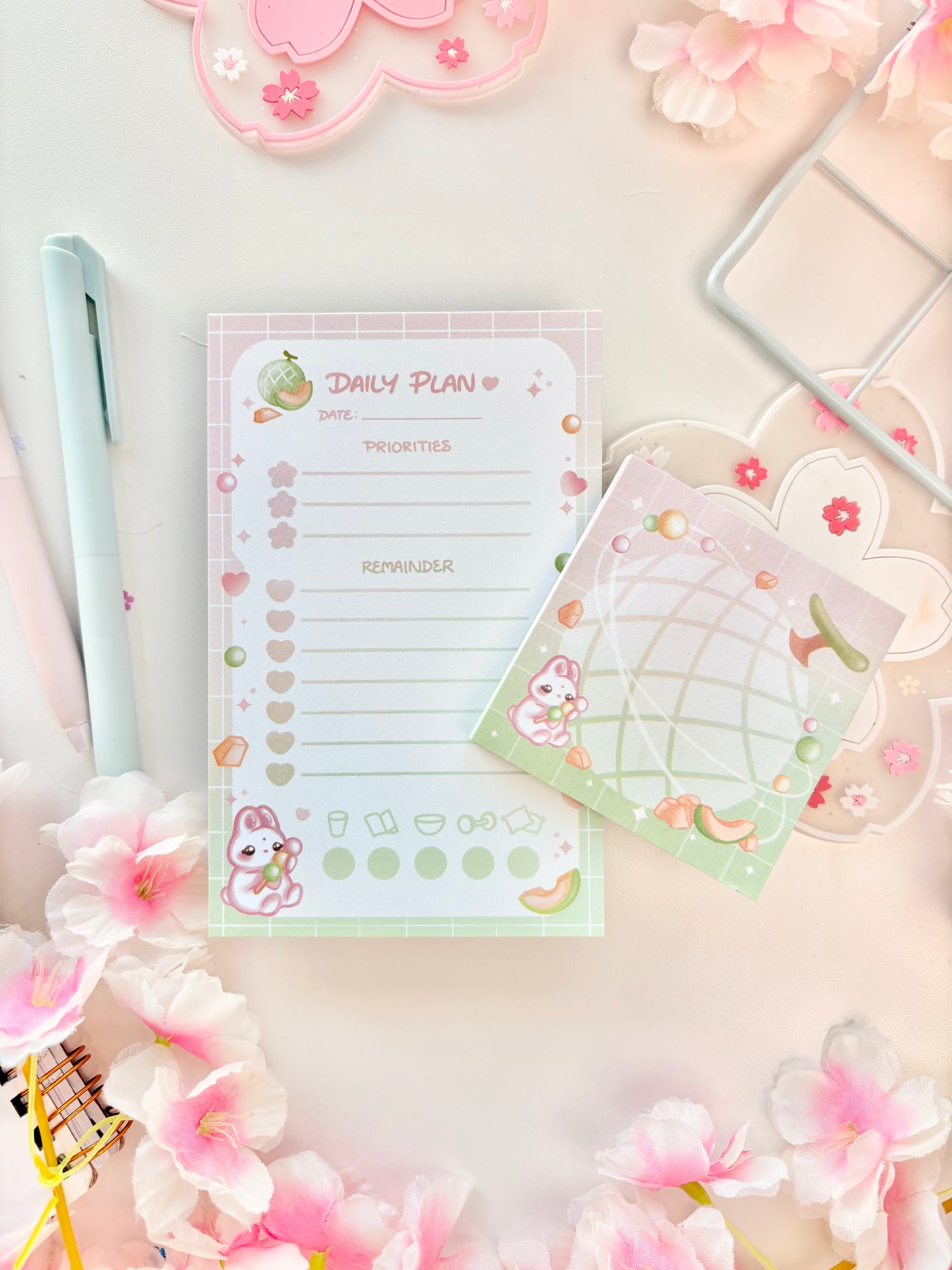 Melon Dango Memo Set