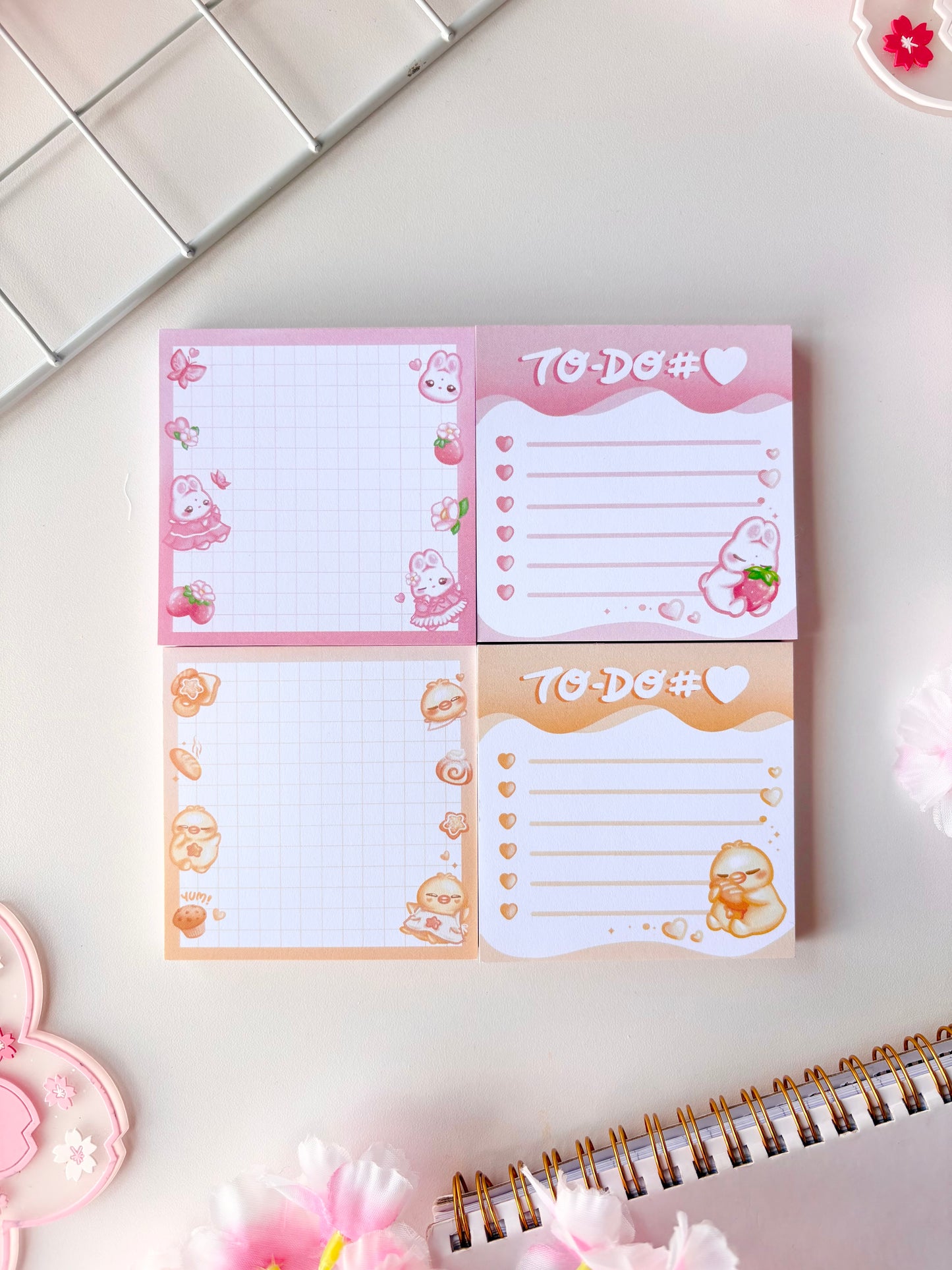 Buns & Bubby Memo Pads (Set of 4)