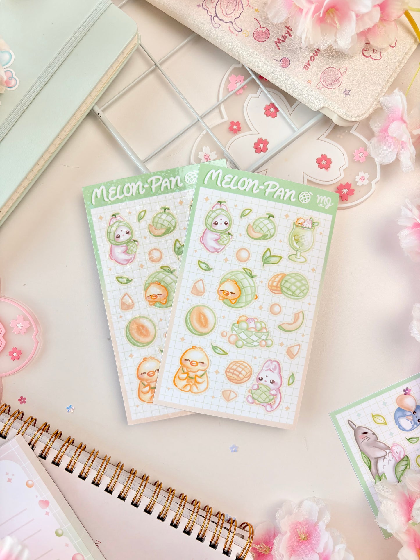 Spring Sticker Sheets Matte Bundle (Set of 4)
