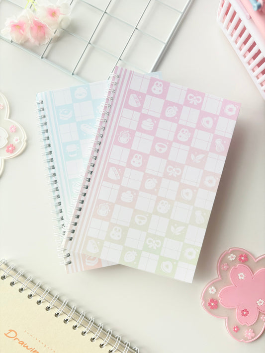Checkered Reusable Sticker Books