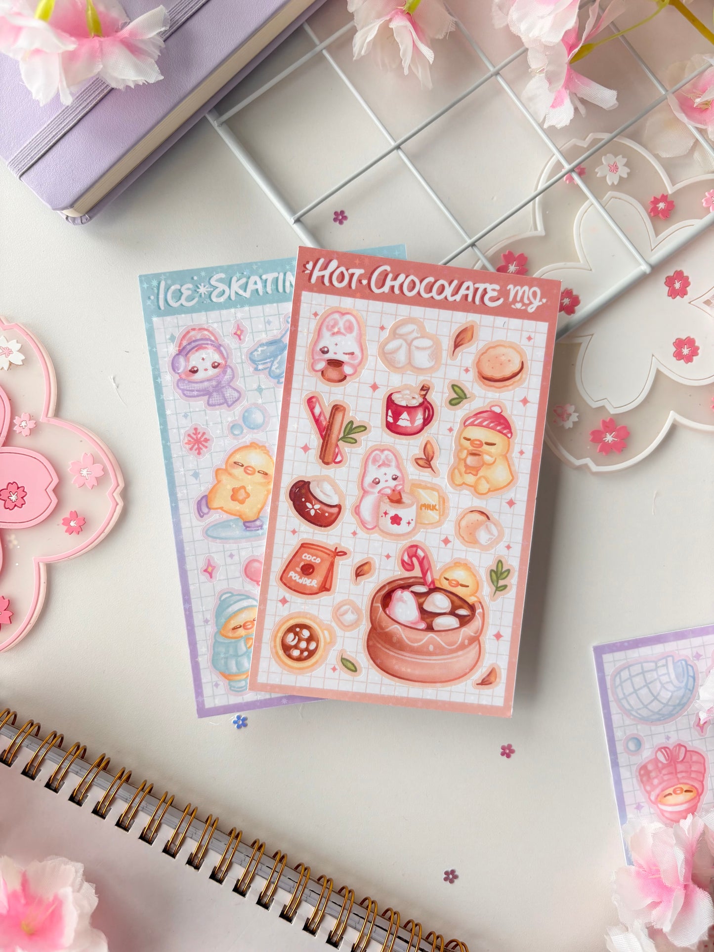Holiday Sticker Sheet Holo Bundle 2025 (Set of 2)