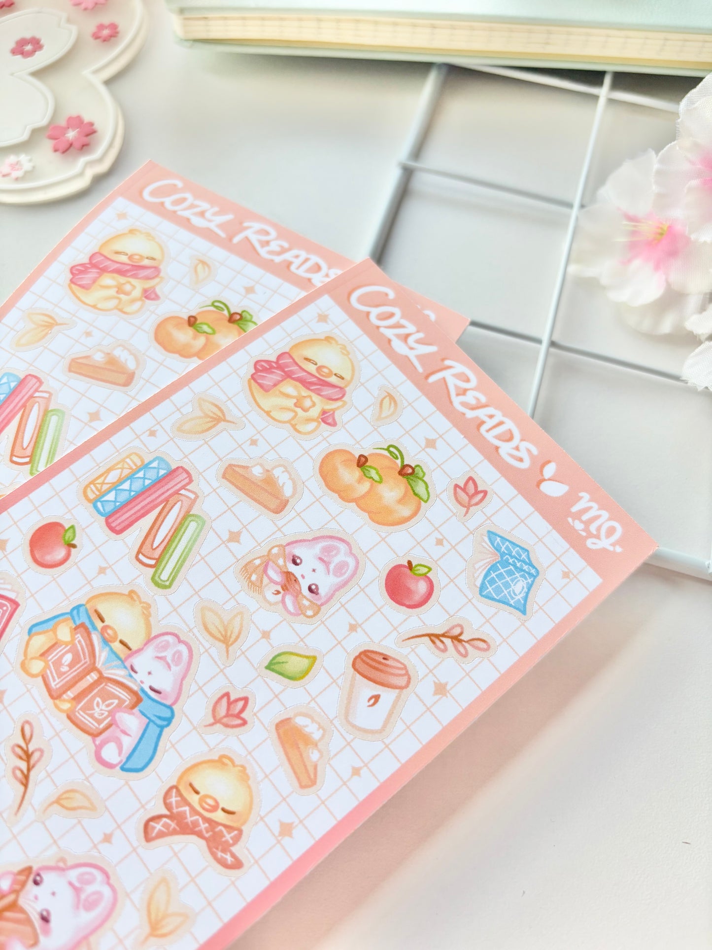 Cozy Reads Sticker Sheet