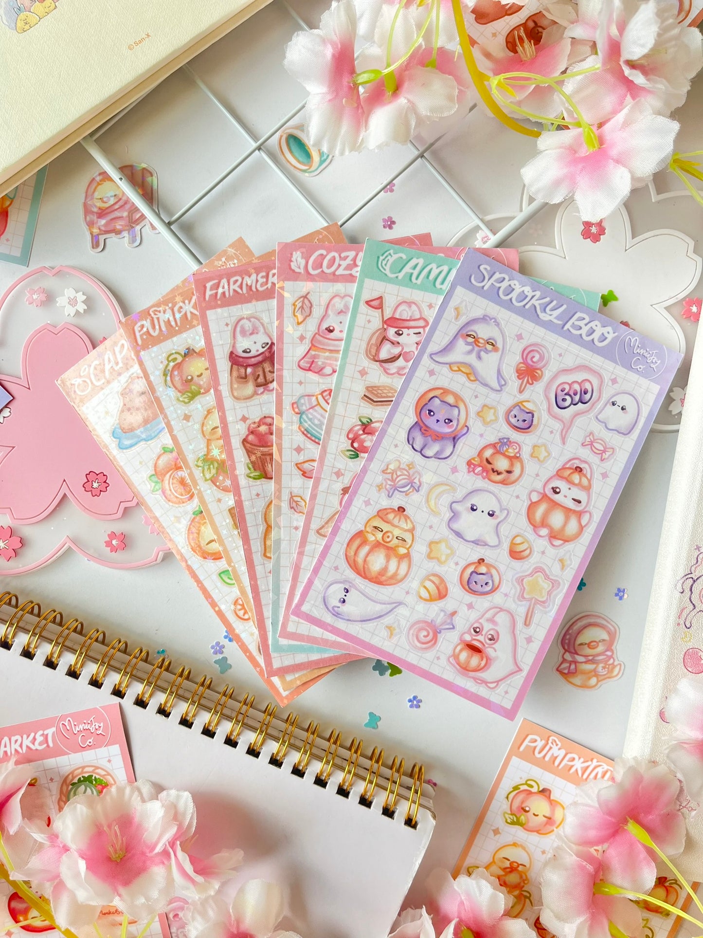 Fall Sticker Sheets Holo Bundle (Set of 6)