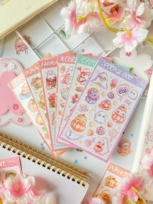 Fall Drop Sticker Sheet Bundle (6 sheets)