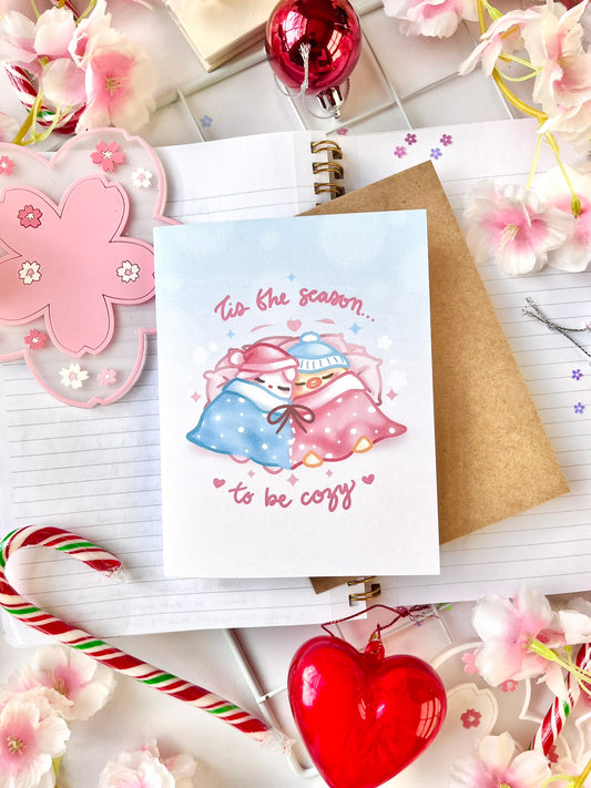 Tis the Season to be Cozy Greeting Card