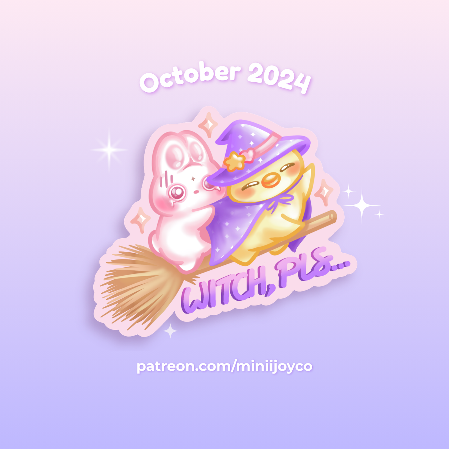 Witch, Pls... Die-cut Sticker