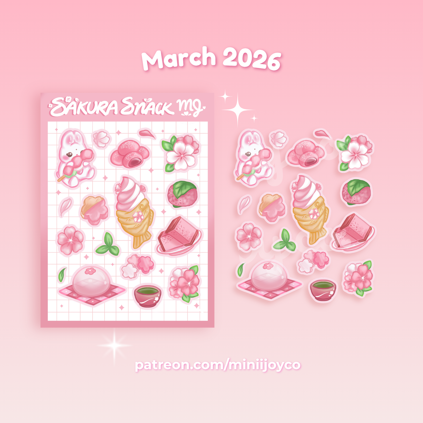 Sakura Snacks Mini Sheet