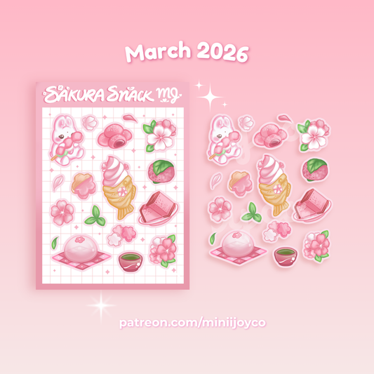 Sakura Snacks Mini Sheet