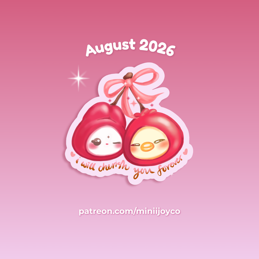 I Will Cherish You Forever Die-cut Sticker