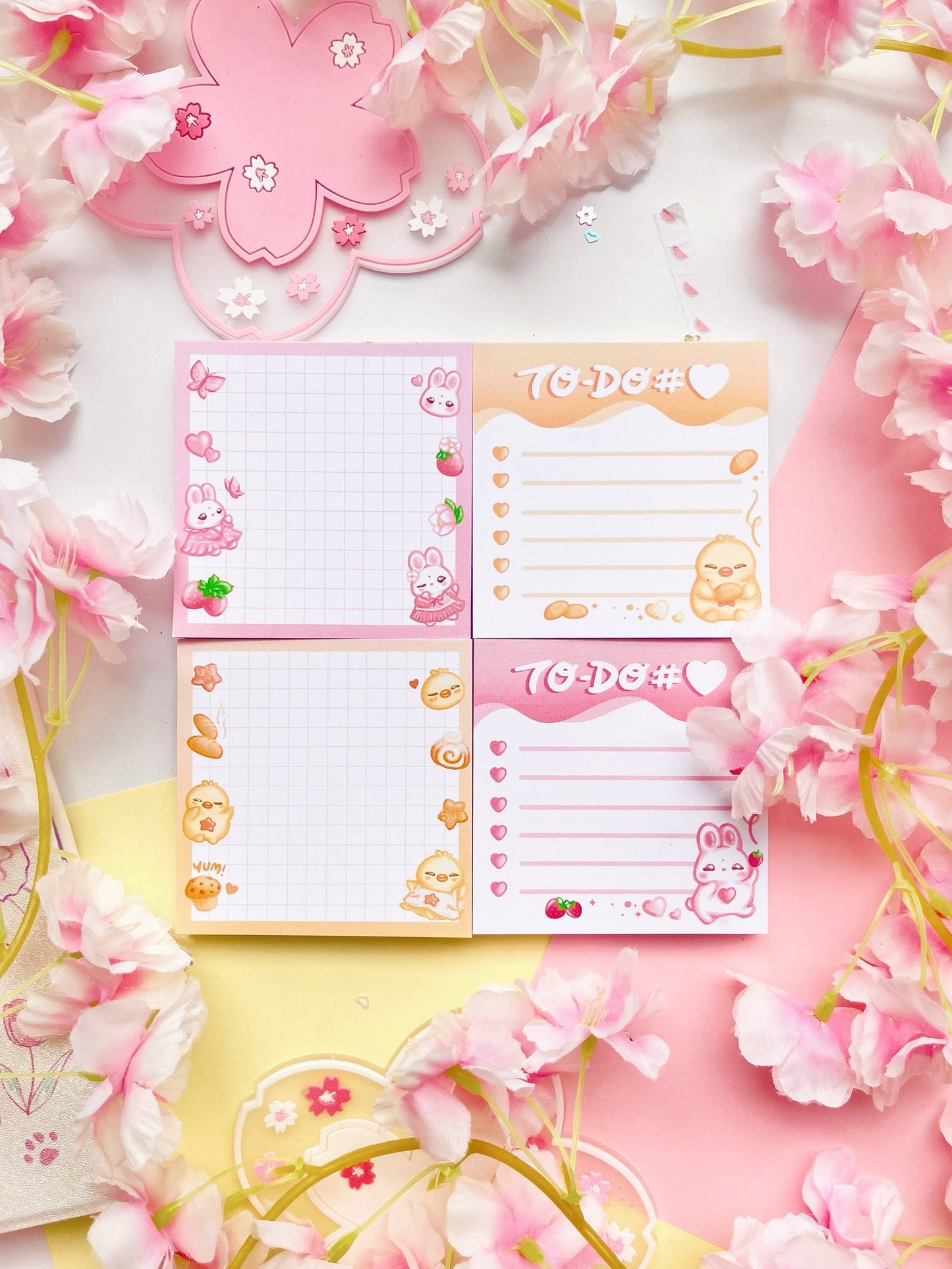 Buns & Bubby Memo Pads A-grade (Set of 4)